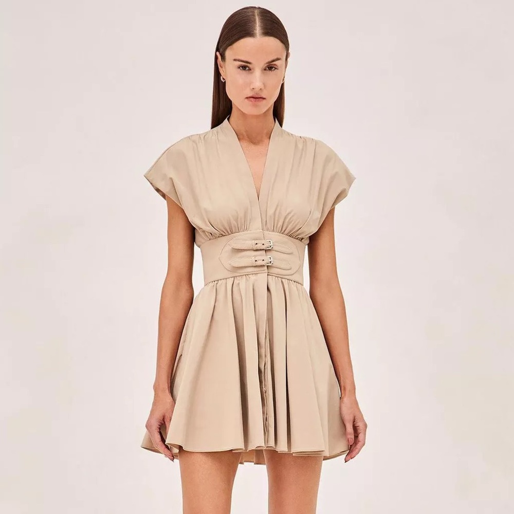 ALEXIS Luka Dress Beige